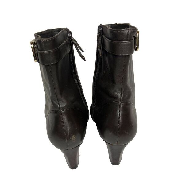 Cole Haan Sole Lynda Booties Womens Size 8.5B  Brown Leather‎ - Picture 12 of 16